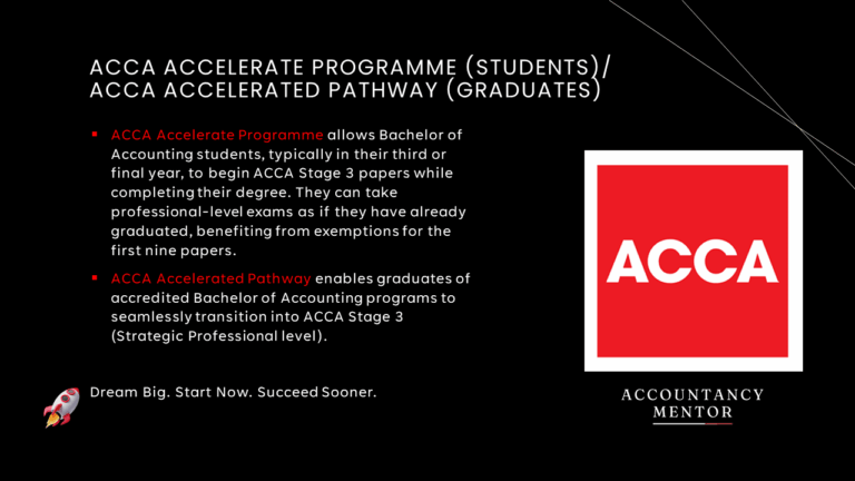 ACCA-ACCELERATE - Accountancy Mentor